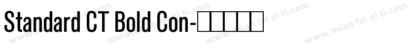 Standard CT Bold Con字体转换
